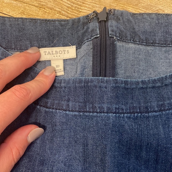 Talbots Jean Dress - Picture 3 of 4